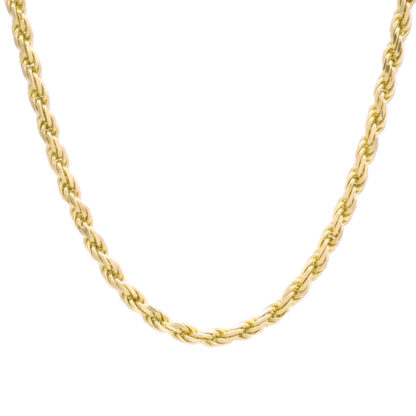 9ct Yellow Gold Rope Chain 30.5'' 3.5mm