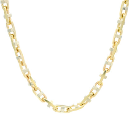 9ct Yellow Gold Box Marina Chain 23.5'' 4.5mm