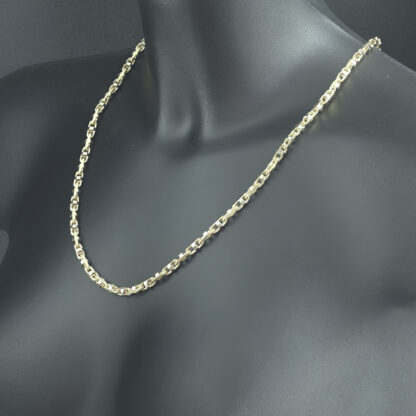 9ct Yellow Gold Box Marina Chain 23.5'' 4.5mm - Image 3