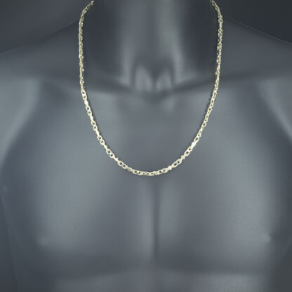 9ct Yellow Gold Box Marina Chain 23.5'' 4.5mm - Image 4