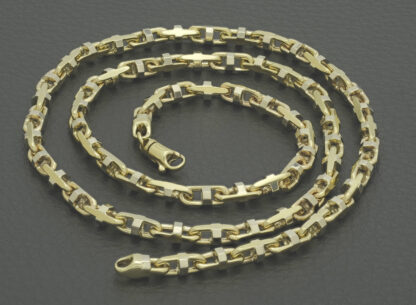 9ct Yellow Gold Box Marina Chain 23.5'' 4.5mm - Image 5