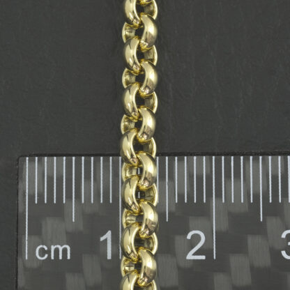 9ct Yellow Gold Belcher Chain 22.5'' 4.5mm - Image 2