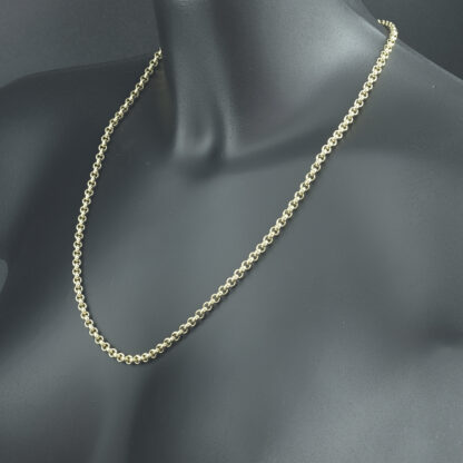 9ct Yellow Gold Belcher Chain 22.5'' 4.5mm - Image 3