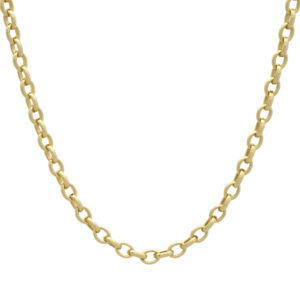 9ct Yellow Gold Belcher Chain 22.5&#8243; 4mm