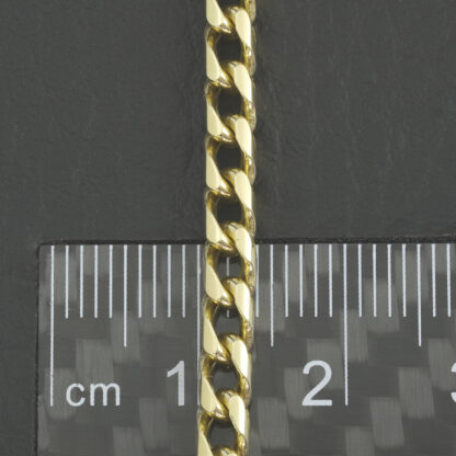 9ct Yellow Gold Franco Chain 19.5'' 3.5mm - Image 2