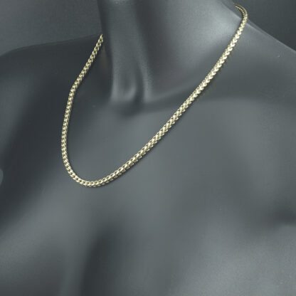 9ct Yellow Gold Franco Chain 19.5'' 3.5mm - Image 3