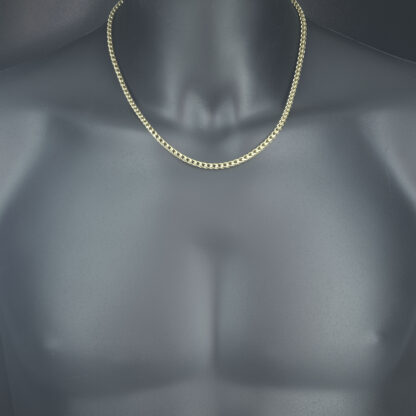 9ct Yellow Gold Franco Chain 19.5'' 3.5mm - Image 4