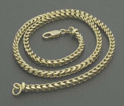 9ct Yellow Gold Franco Chain 19.5'' 3.5mm - Image 5
