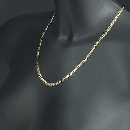 14ct Yellow Gold Diamond Cut Marina Chain 21" 4mm - Image 3