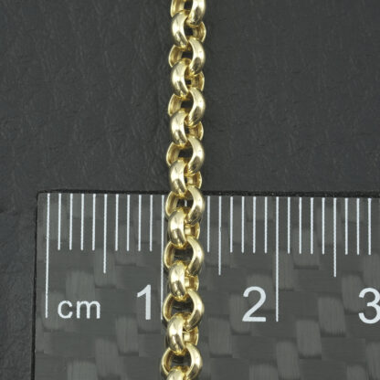 9ct Yellow Gold Belcher Chain 20" 4mm - Image 2