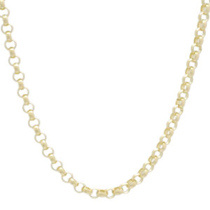 9ct Yellow Gold Belcher Chain 18&#8221; 4.5mm