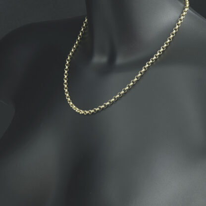 9ct Yellow Gold Belcher Chain 18'' 4.5mm - Image 3