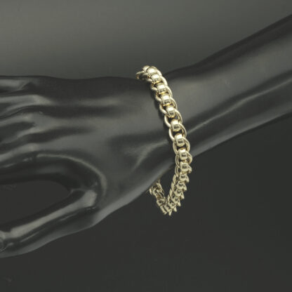 9ct Yellow Gold Roller Ball Bracelet 7.5" 8mm - Image 4