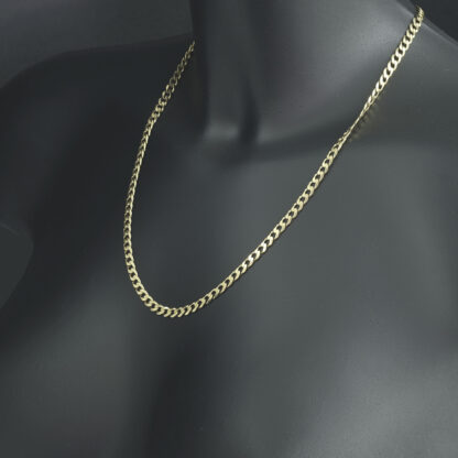 9ct Yellow Gold Curb Chain 20.5" 4.5mm - Image 3