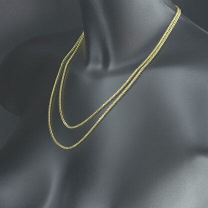 9ct Yellow Gold Franco Chain 40" 2.5mm - Image 2
