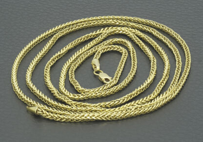9ct Yellow Gold Franco Chain 40" 2.5mm - Image 5