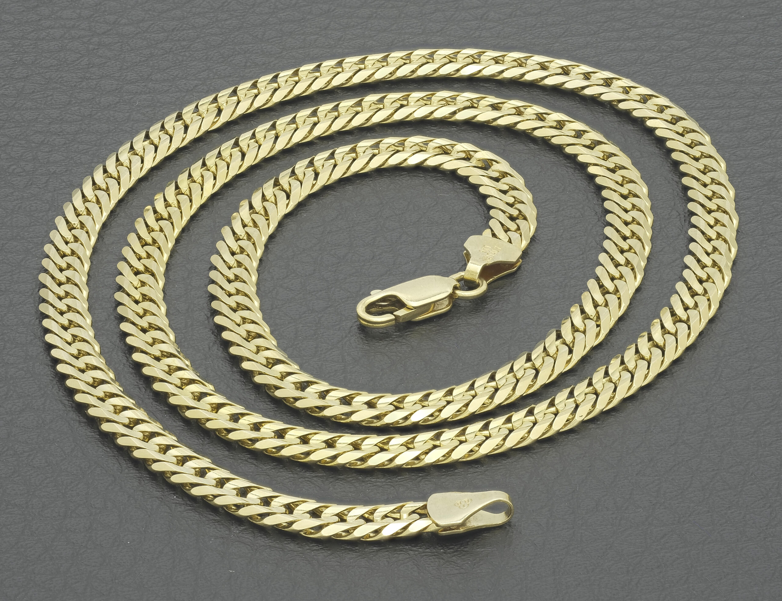 9ct Yellow Gold Curb Chain 20'' 5mm - Image 4