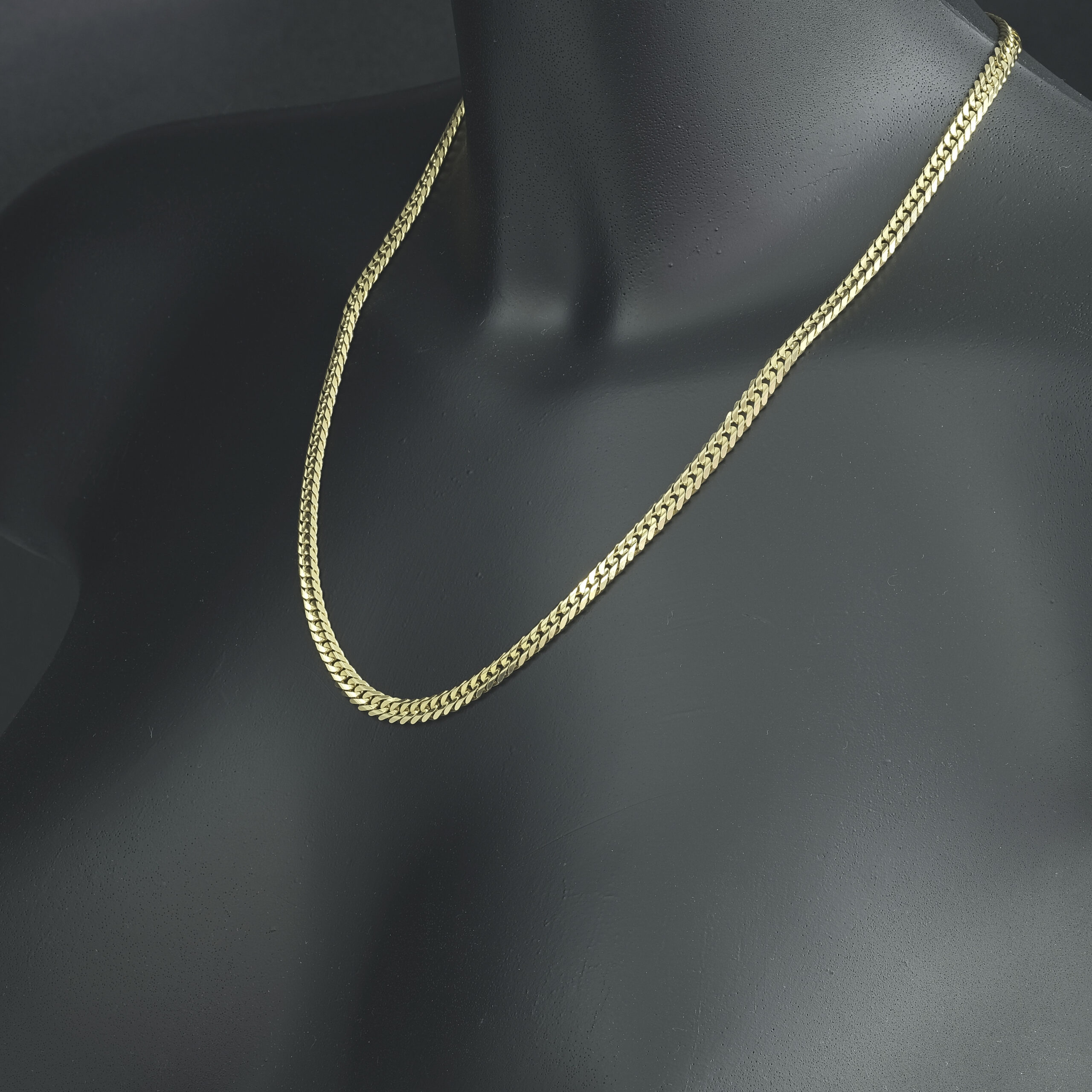9ct Yellow Gold Curb Chain 20'' 5mm - Image 3