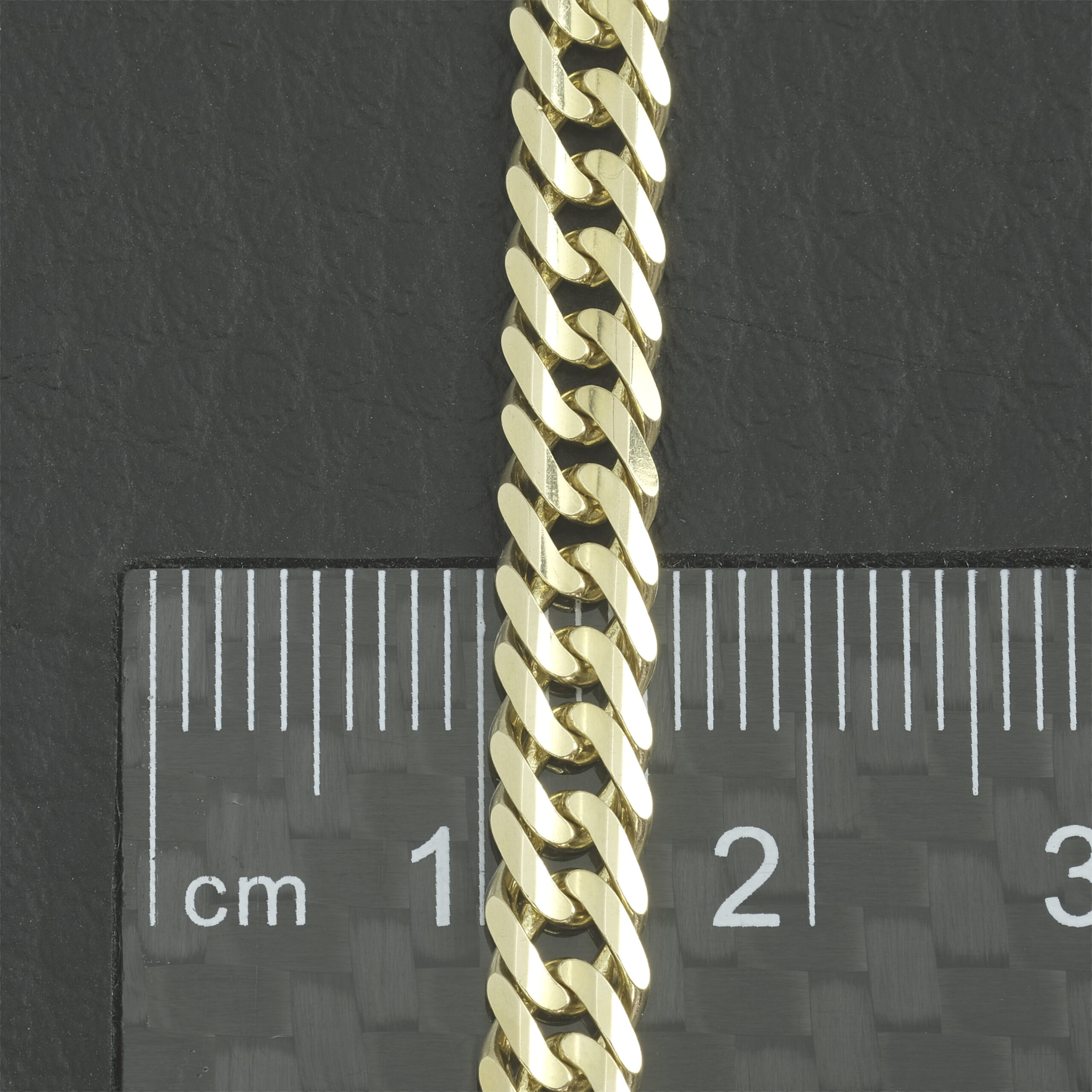 9ct Yellow Gold Curb Chain 20'' 5mm - Image 2