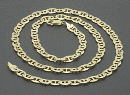 14ct Yellow Gold Marina Chain 20" 5.5mm - Image 4