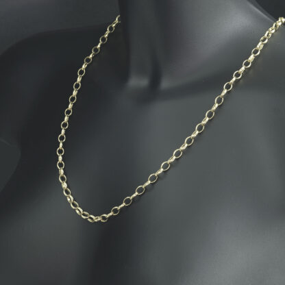 9ct Yellow Gold Belcher Chain 24" 5.5mm - Image 3
