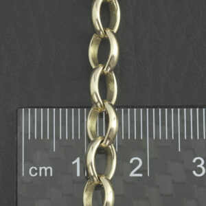 9ct Yellow Gold Belcher Chain 24″ 5.5mm