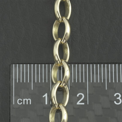 9ct Yellow Gold Belcher Chain 24" 5.5mm - Image 2
