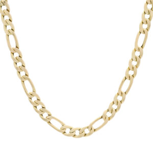 9ct Yellow Gold Figaro Chain 20.5&#8243; 6mm