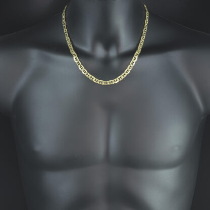 18ct Yellow Gold Marina Chain 20.5" 7mm - Image 3