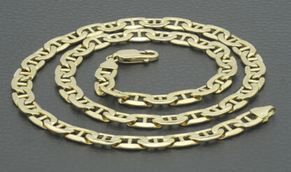 18ct Yellow Gold Marina Chain 20.5" 7mm - Image 5