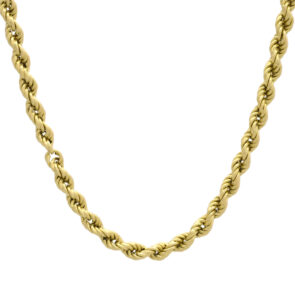 18ct Yellow Gold Rope Chain 21&#8243; 4.5mm