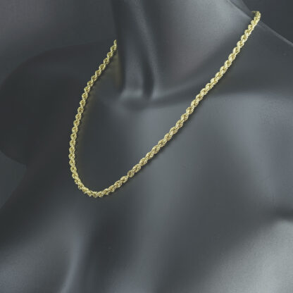 18ct Yellow Gold Rope Chain 21" 4.5mm - Image 3