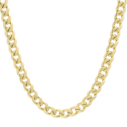 18ct Yellow Gold Curb Chain 22'' 6mm