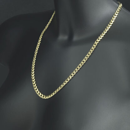 18ct Yellow Gold Curb Chain 22'' 6mm - Image 4