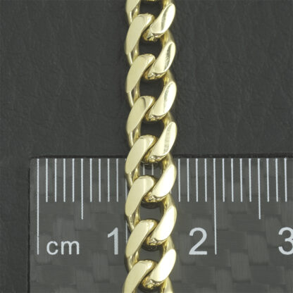 18ct Yellow Gold Curb Chain 22'' 6mm - Image 3