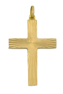 18ct Yellow Gold Cross Pendant
