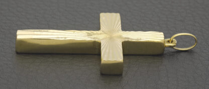 18ct Yellow Gold Cross Pendant - Image 3