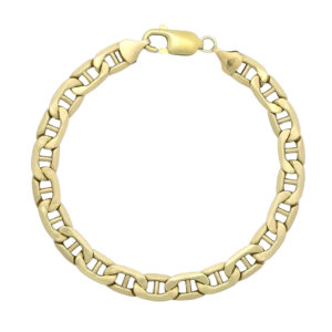 9ct Yellow Gold Marina Bracelet 8&#8243; 7mm