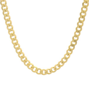 9ct Yellow Gold Curb Chain 22&#8243; 5.5mm