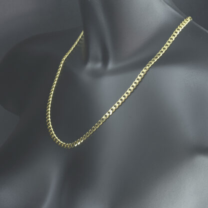 9ct Yellow Gold Curb Chain 22" 5.5mm - Image 2