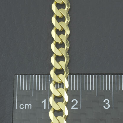 9ct Yellow Gold Curb Chain 22" 5.5mm - Image 4
