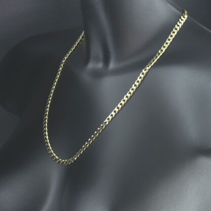 9ct Yellow Gold Curb Chain 22.5" 6mm - Image 2