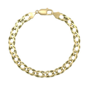 9ct Yellow Gold Fancy Link Bracelet 8&#8243; 7mm