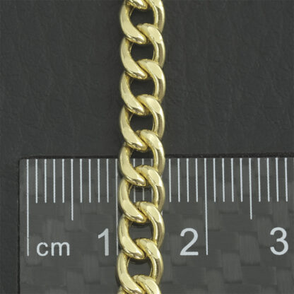 18ct Yellow Gold Curb Chain 20" 5.5mm - Image 2