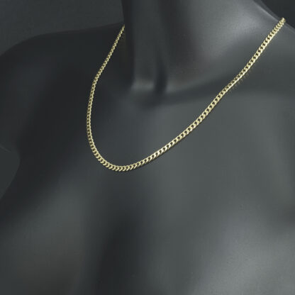 9ct Yellow Gold Curb Chain 20" 4mm - Image 3