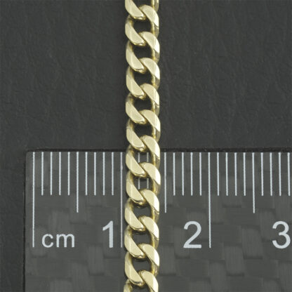 9ct Yellow Gold Curb Chain 20" 4mm - Image 2