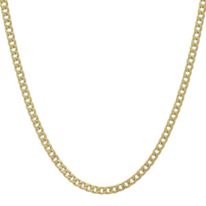 18ct Yellow Gold Curb Chain 20&#8243; 2.5mm