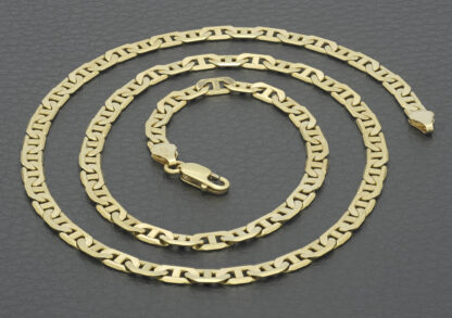 9ct Yellow Gold Marina Chain 20" 4.5mm - Image 4