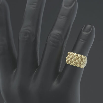 9ct Yellow Gold Keeper Ring - Image 3