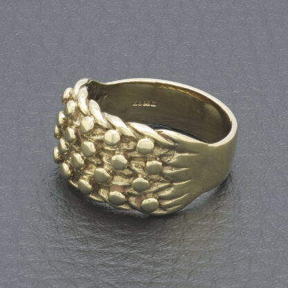 9ct Yellow Gold Keeper Ring - Image 4